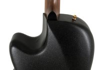 Adamas Acoustic-Electric Guitar Deep Contour Cutaway with Case, Black