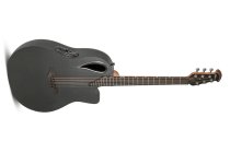 Adamas Cutaway Mid-depth Contour Acoustic-Electric, Natural Woven Texture Black