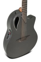 Adamas Cutaway Mid-depth Contour Acoustic-Electric, Natural Woven Texture Black