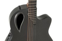 Adamas Cutaway Mid-depth Contour Acoustic-Electric, Natural Woven Texture Black