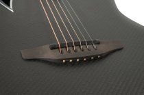 Adamas Cutaway Mid-depth Contour Acoustic-Electric, Natural Woven Texture Black