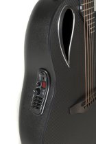 Adamas Cutaway Mid-depth Contour Acoustic-Electric, Natural Woven Texture Black