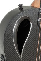 Adamas Cutaway Mid-depth Contour Acoustic-Electric, Natural Woven Texture Black