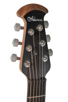 Adamas Cutaway Mid-depth Contour Acoustic-Electric, Natural Woven Texture Black