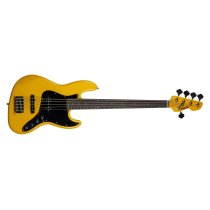 Yellow JB 5-String Electric Bass With Gigbag, Yellow