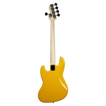 Yellow JB 5-String Electric Bass With Gigbag, Yellow