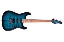 Sonamaster Elite Series Electric Guitar, Flame Blue Burst