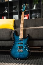 Sonamaster Elite Series Electric Guitar, Flame Blue Burst