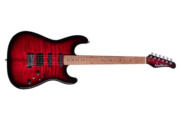 Sonamaster Elite Series Electric Guitar, Flame Red Burst