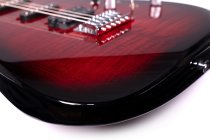 Sonamaster Elite Series Electric Guitar, Flame Red Burst