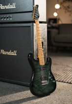 Sonamaster Elite Series Electric Guitar, Transparent Black