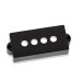 Quarter Pound P-Bass Pickup Cover, Black, No Logo