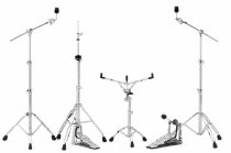 Professional Drum Hardware Pack with Bass Drum Pedal