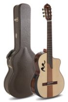 Café Cortado Cutaway Guitar Rosewood Satin Acoustic / Electric Guitar with Case