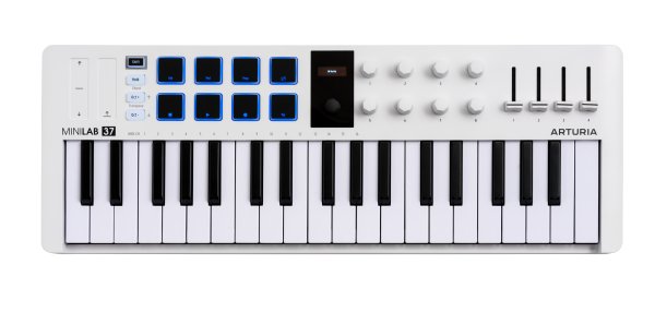 Universal 37-Key MIDI Controller, White