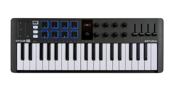 Universal 37-Key MIDI Controller, Black