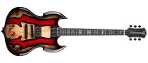 Barbarian Special Edition Electric Guitar, Blood River Burl