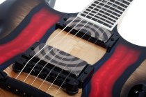 Barbarian Special Edition Electric Guitar, Blood River Burl