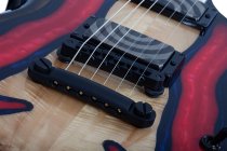 Barbarian Special Edition Left-Handed Electric Guitar, Blood River Burl