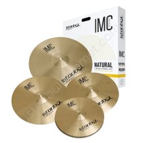 4pcs Assorted Traditional Cymbal Set, Natural Finish