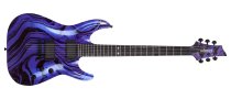 C-1 Hydro Dip Electric Guitar, Purple Obsidian