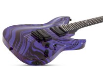 C-1 Hydro Dip Electric Guitar, Purple Obsidian