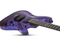 C-1 Hydro Dip Electric Guitar, Purple Obsidian