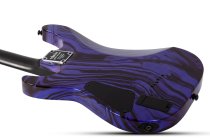 C-1 Hydro Dip Electric Guitar, Purple Obsidian