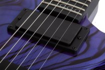 C-1 Hydro Dip Electric Guitar, Purple Obsidian