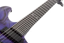 C-1 Hydro Dip Electric Guitar, Purple Obsidian