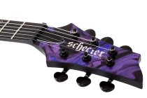 C-1 Hydro Dip Electric Guitar, Purple Obsidian