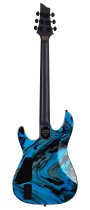 C-1 Hydro Dip Electric Guitar, Midnight Tide