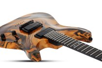 C-1 Hydro Dip Electric Guitar, Golden Eclipse