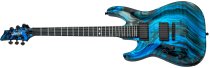 C-1 Hydro Dip Left-Handed Electric Guitar, Midnight Tide