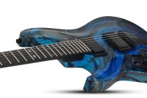 C-1 Hydro Dip Left-Handed Electric Guitar, Midnight Tide