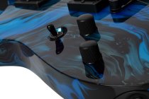 C-1 Hydro Dip Left-Handed Electric Guitar, Midnight Tide