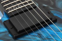 C-1 Hydro Dip Left-Handed Electric Guitar, Midnight Tide