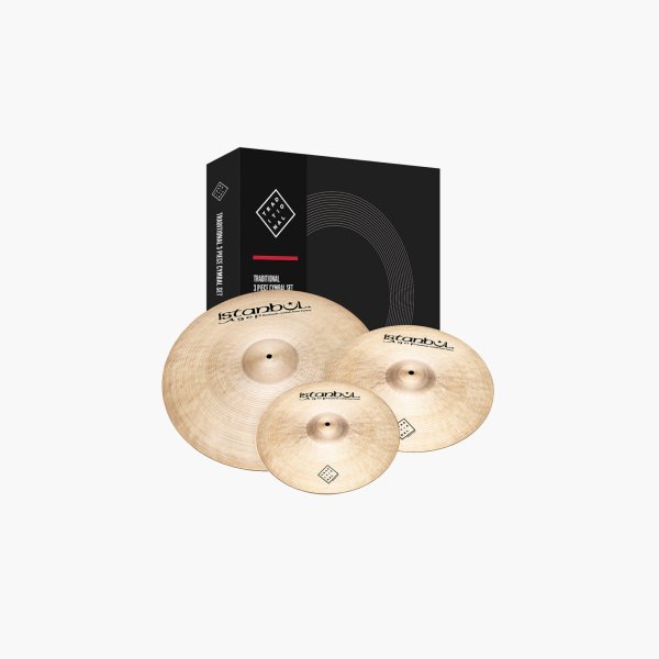 Traditional Medium Cymbal Pack with Bag – 14" Hi-Hats, 16" Crash & 20" Ride