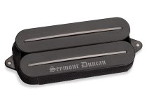 Black Winter Rails 7-String Neck Humbucker Pickup with Triple Ceramic Magnets and Black Rails