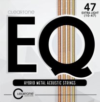 EQ Series Hybrid Metal Treated Acoustic Guitar Strings. Extra Light (10-47)