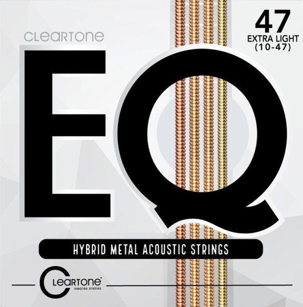 EQ Series Hybrid Metal Treated Acoustic Guitar Strings. Extra Light (10-47)