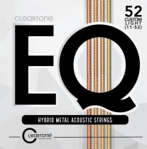 EQ Series Hybrid Metal Treated Acoustic Guitar Strings. Custom Light (11-52)