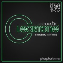 Phosphor-Bronze Treated Acoustic Guitar Strings. Custom Light (11-52)