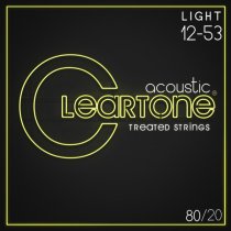 80/20 Bronze Treated Acoustic Guitar Strings. Light (12-53)