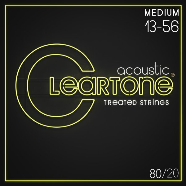 80/20 Bronze Treated Acoustic Guitar Strings. Medium (13-56)