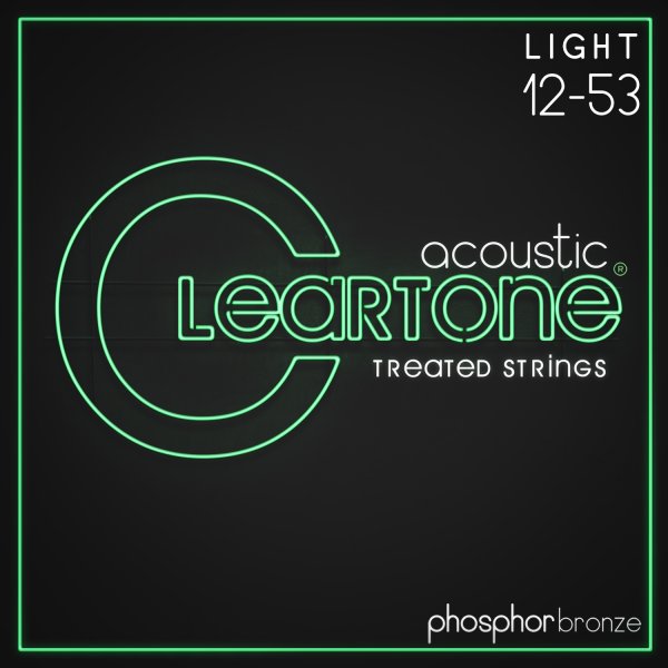 Phosphor-Bronze Treated Acoustic Guitar Strings. Light (12-53)