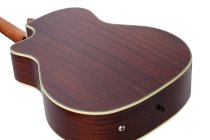 Mahogany & Flame Maple Grand Auditorium Acoustic/Electric Guitar, Ash Burst Satin