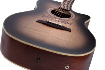 Mahogany & Flame Maple Grand Auditorium Acoustic/Electric Guitar, Ash Burst Satin