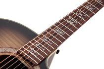 Mahogany & Flame Maple Grand Auditorium Acoustic/Electric Guitar, Ash Burst Satin