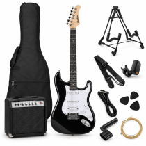 Sonamaster Stage Electric Guitar Pack, Black